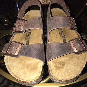 Birkenstock Oiled Leather MILANO Habana Brown